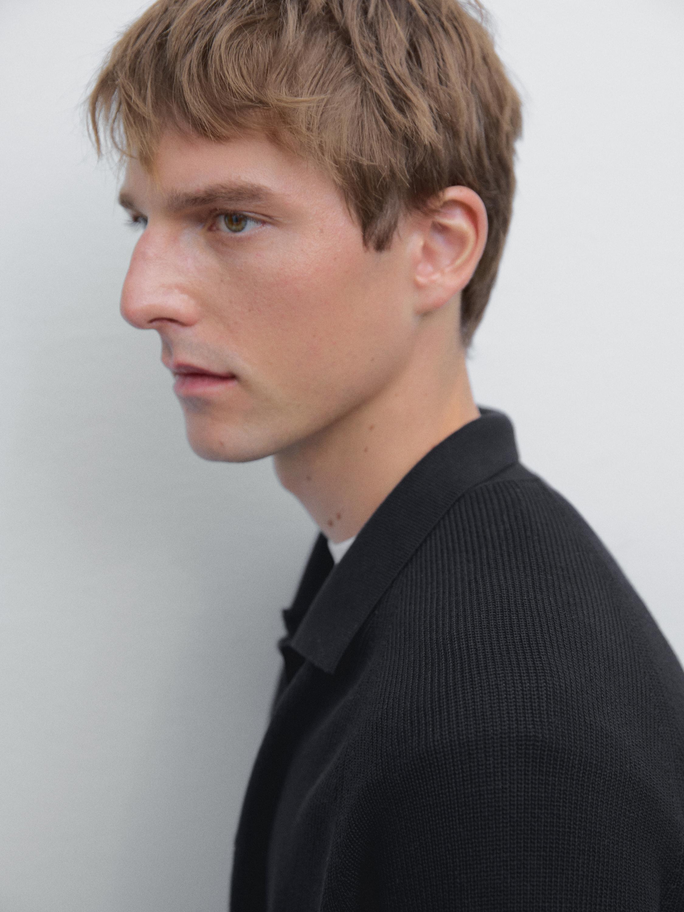 100% cotton knit cardigan